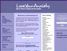 Tablet Screenshot of loveyouranxiety.com